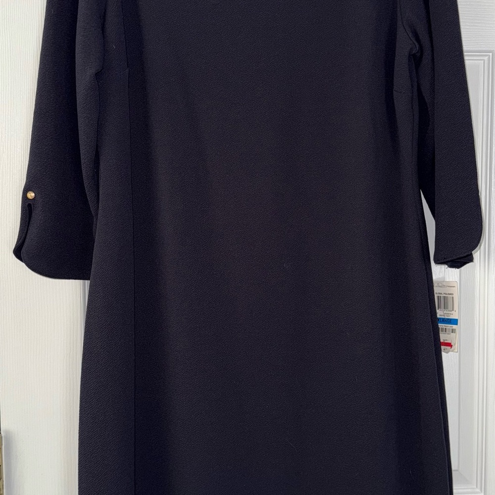 Charter Club Elegant Black Long Sleeve Dress